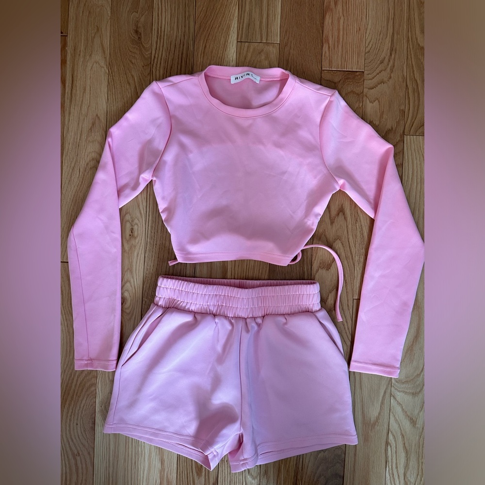 Crop top & shorts Set!